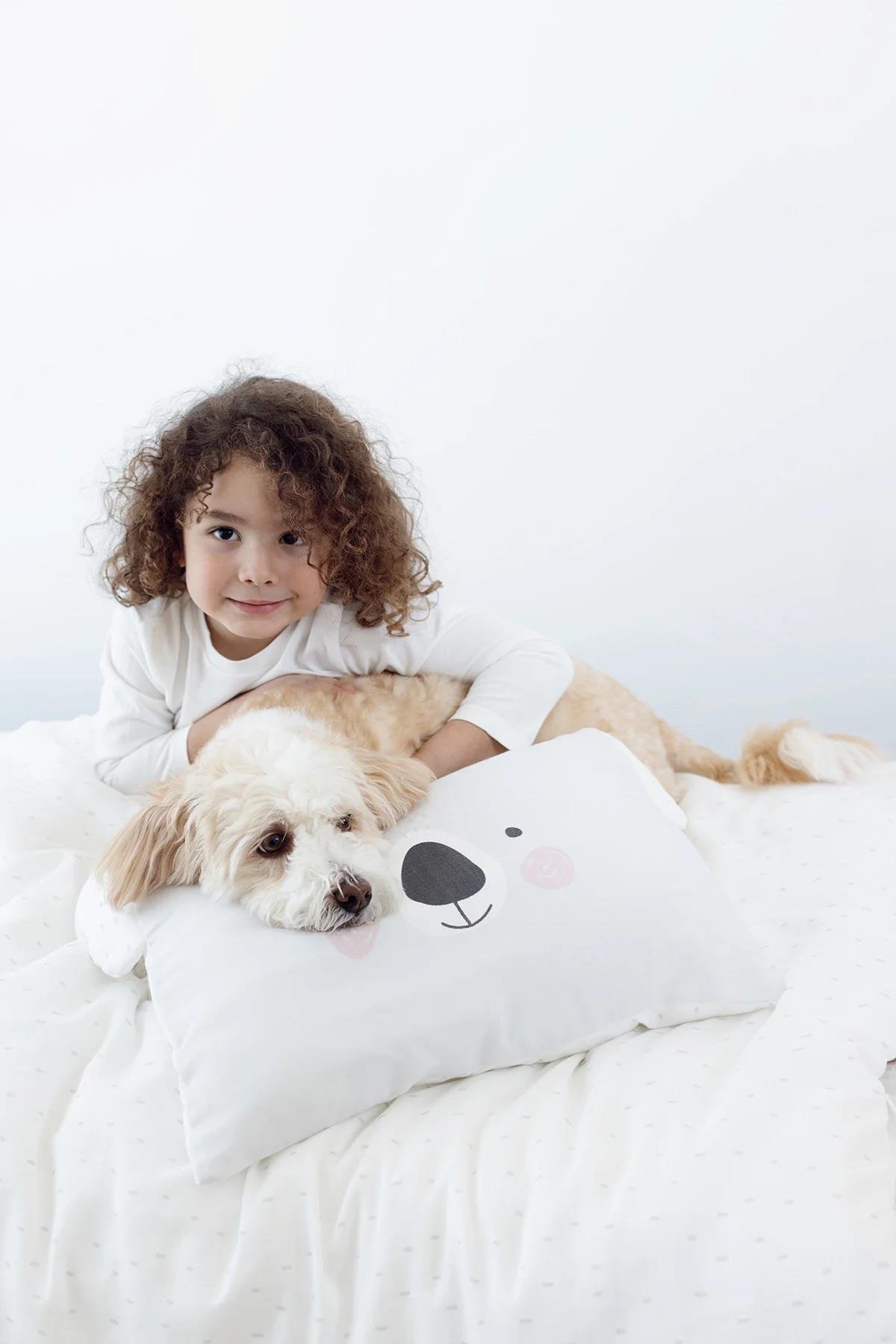 İrya Tiny Koala Organik Pamuk Müslin Çocuk Nevresim Takımı Gri