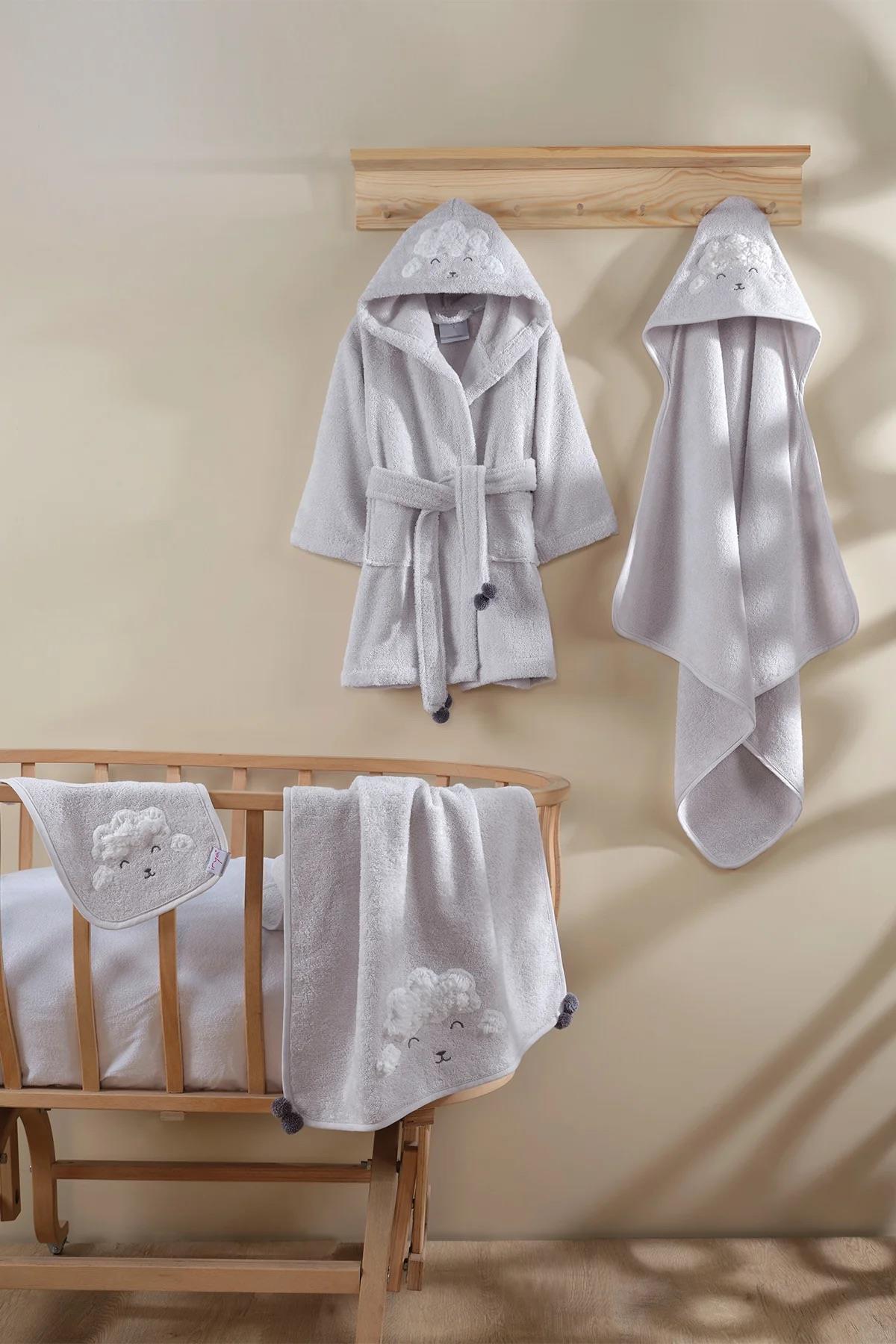 İrya Wooly Battaniye Açık Gri 75x120 Cm