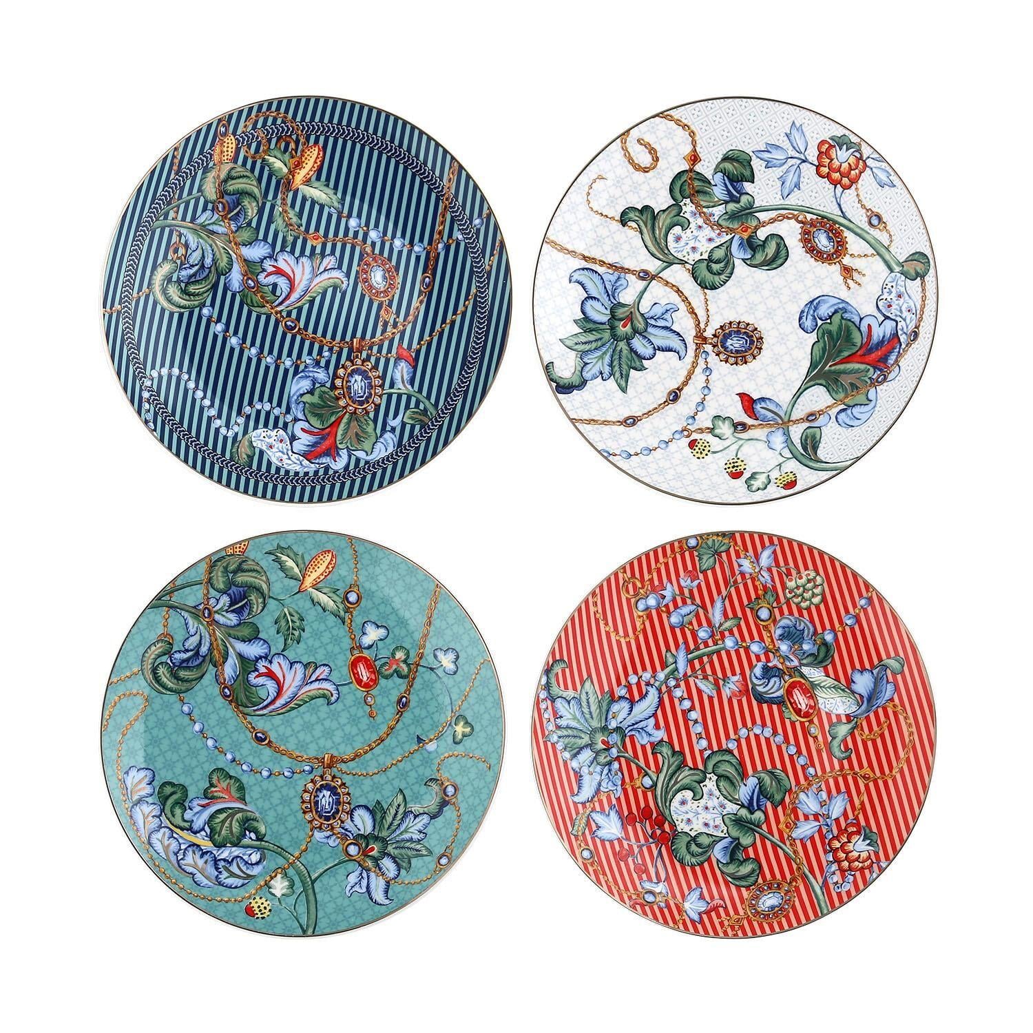 Lucky Art Chantelle New Bone China Porselen 19 cm 4'lü Servis Tabağı - LYBA 067