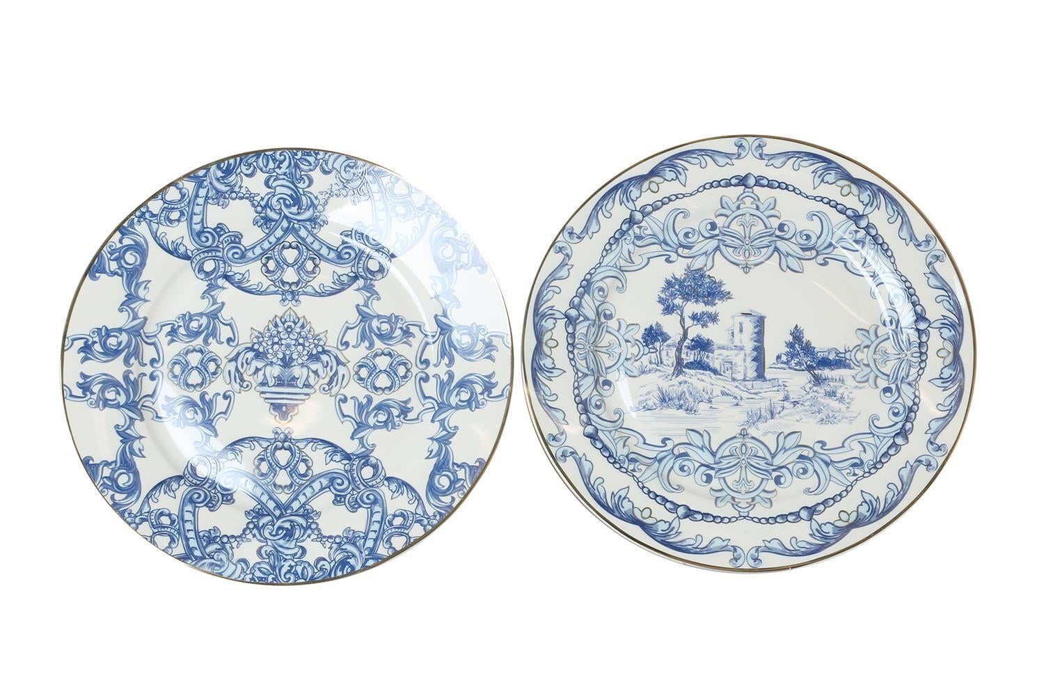 Lucky Art Florance Bone 4'lü Tabak Seti 27 cm - LYHD 601