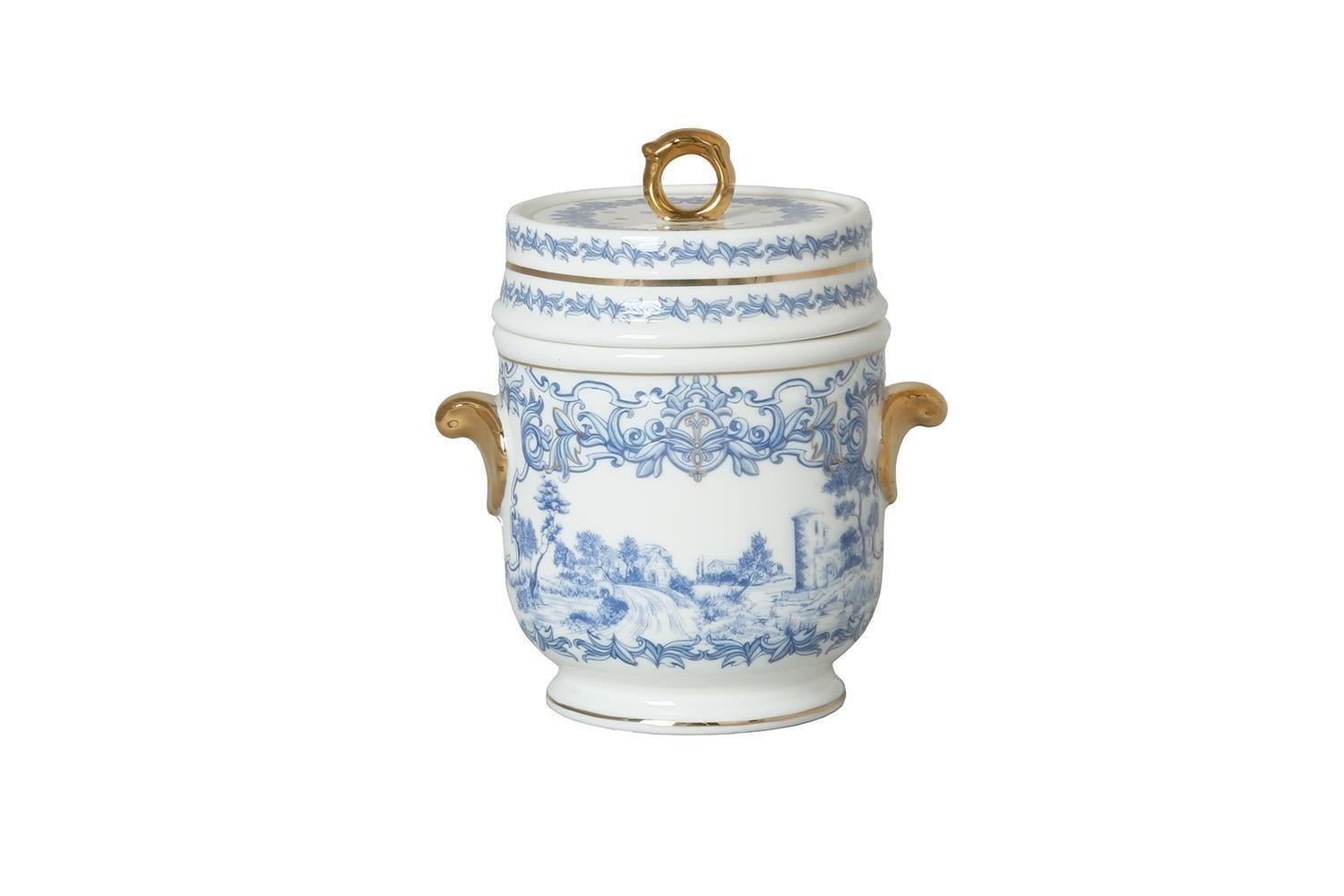 Lucky Art Florance Bone Kulplu Kavanoz 16 cm - LYHD 610