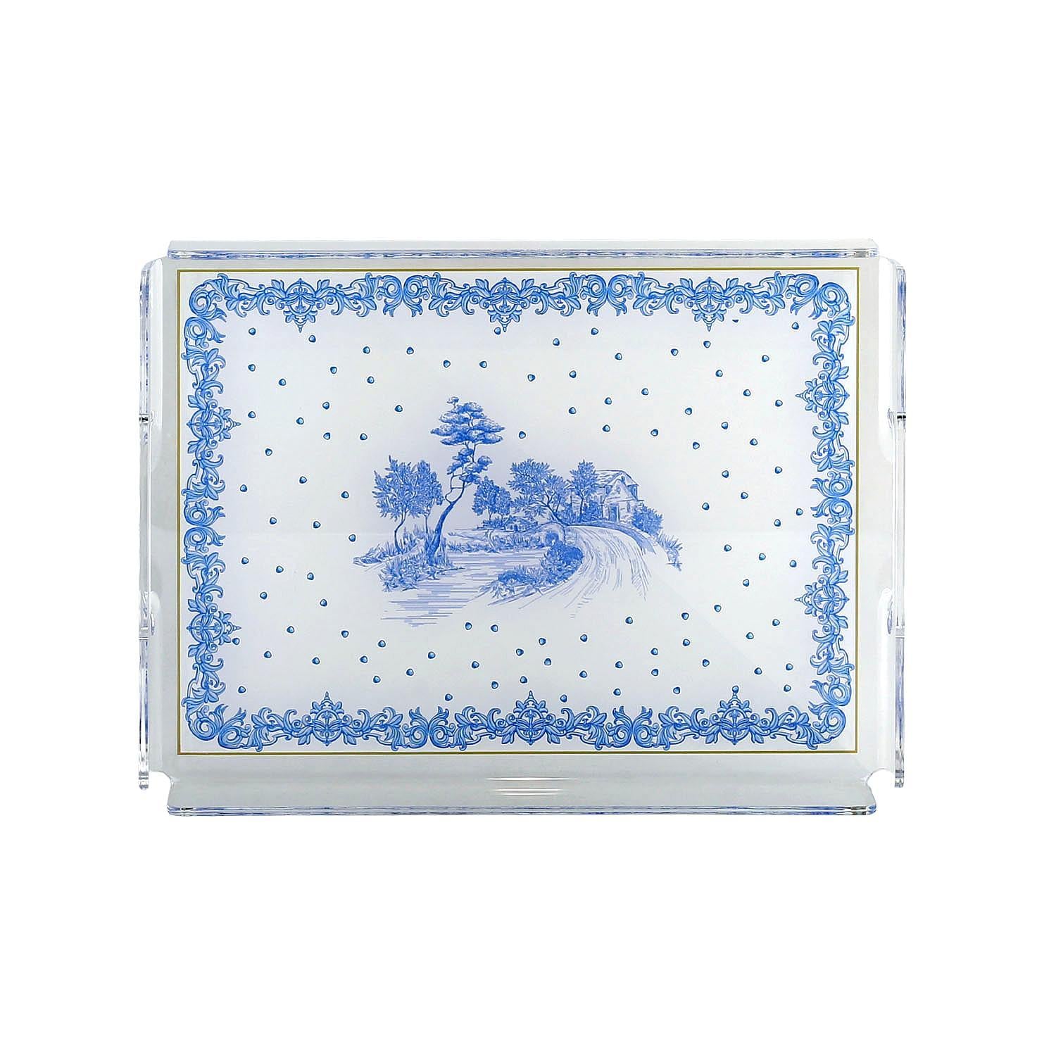 Lucky Art Florance Pleksi Tepsi 30x22 Cm