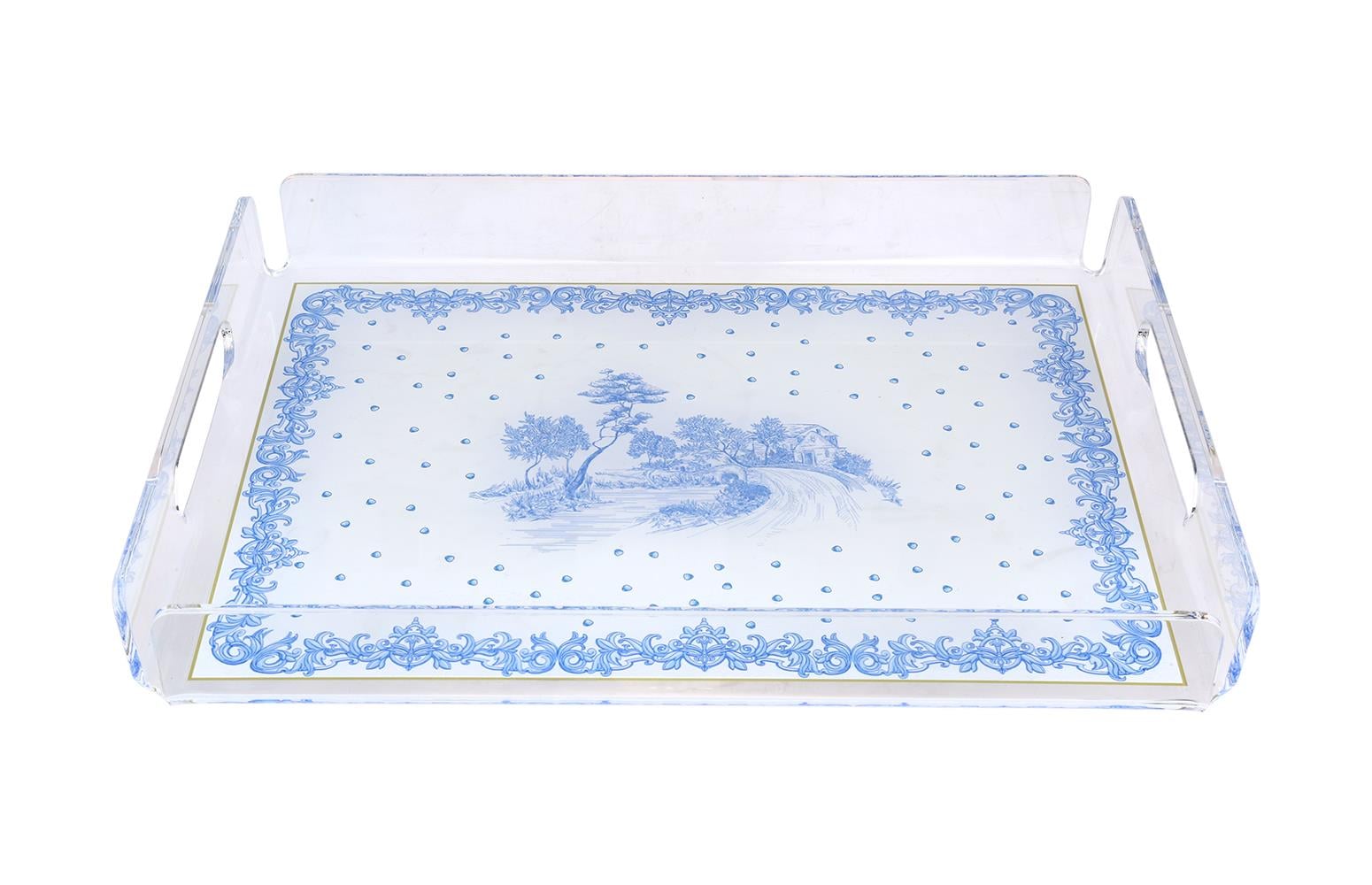 Lucky Art Florance Pleksi Tepsi 30x22 Cm