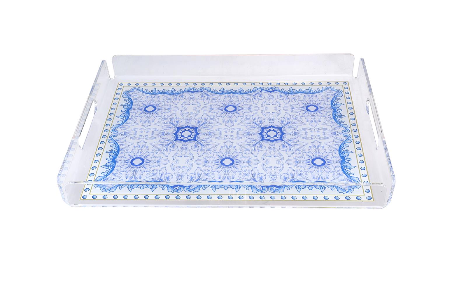 Lucky Art Florance Pleksi Tepsi 36x26 Cm