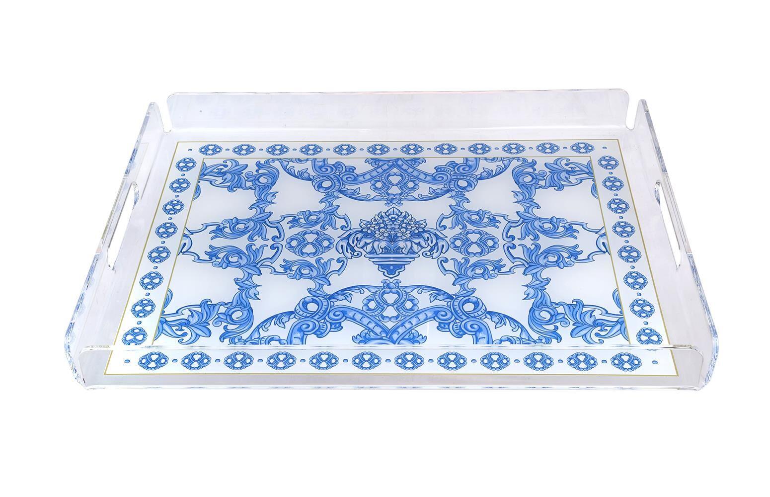 Lucky Art Florance Pleksi Tepsi 40x30 Cm