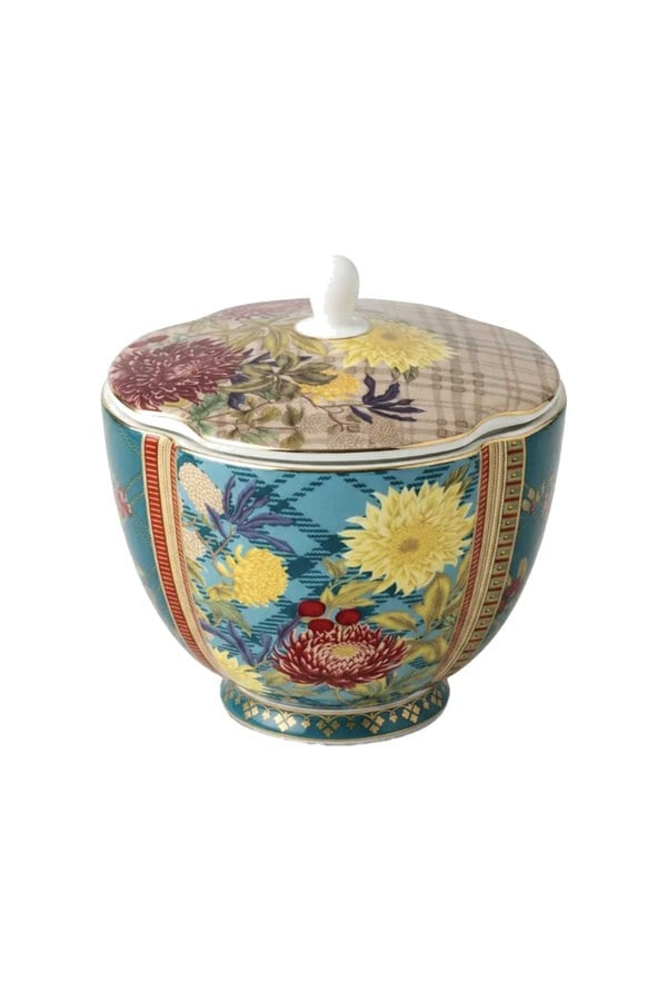 Lucky Art Laverna Bone Kavanoz Mavi 14 Cm - LYTH 137