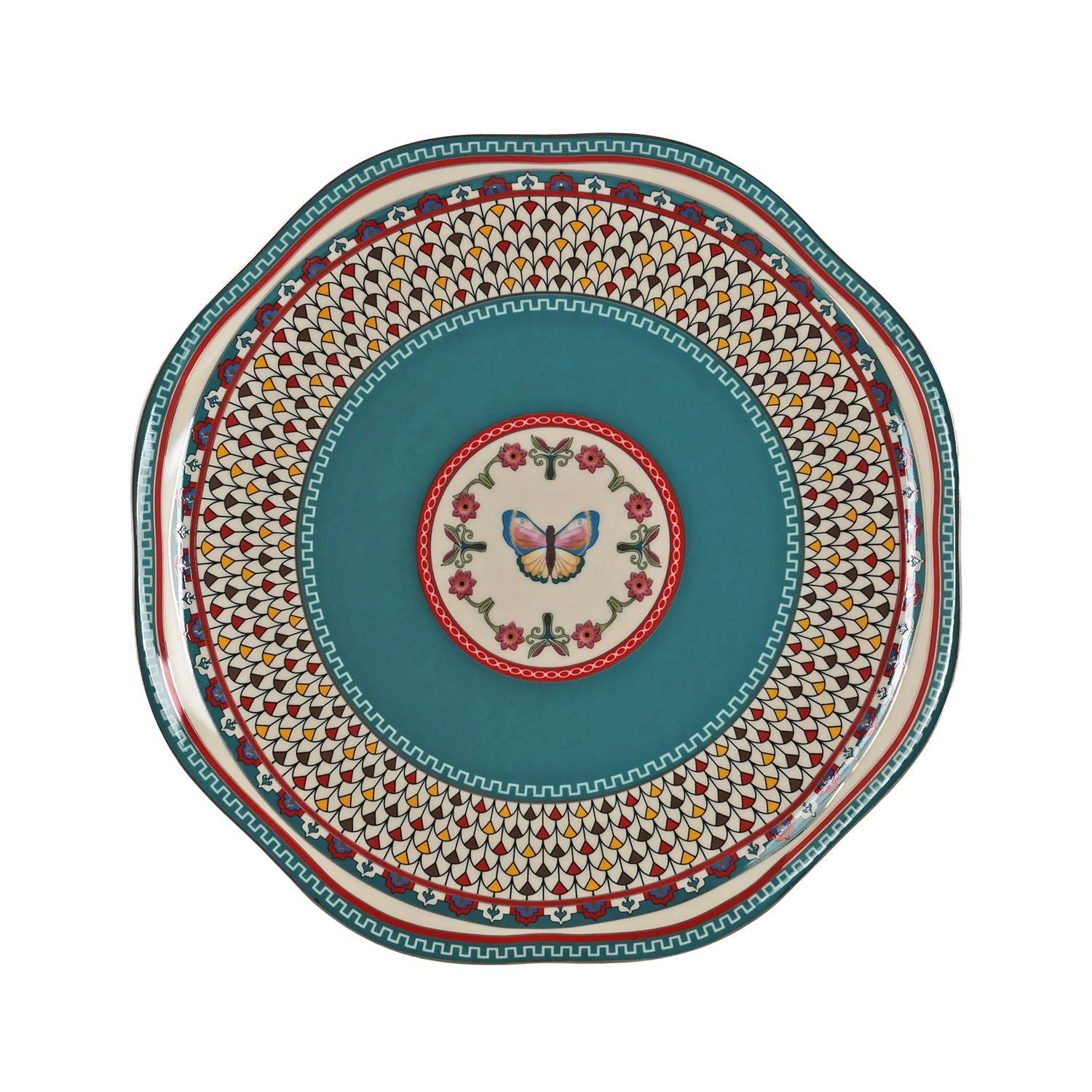 Lucky Art Liora Bone Servis Tabak Seti 6lı 27 Cm