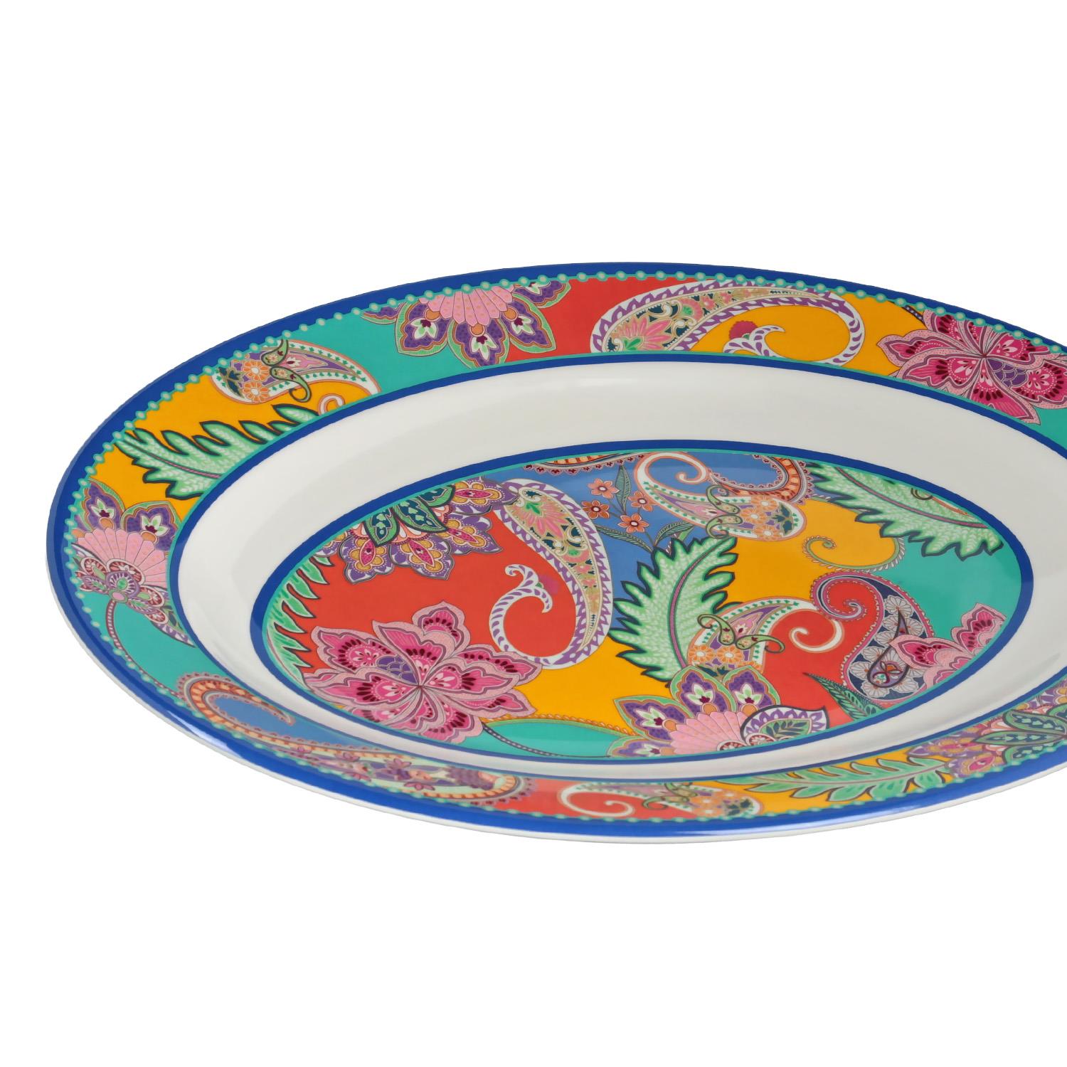 Lucky Art Paiselle Oval Sunum Tabağı 2li 41 Cm