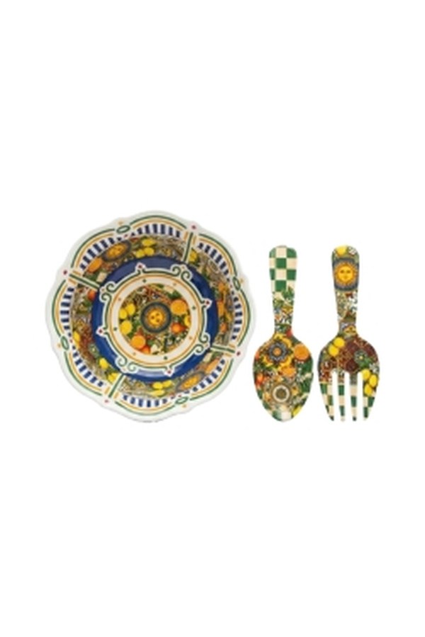 Lucky Art Sanora Melamin Salata Servis Seti 3 Parça - DIO30067