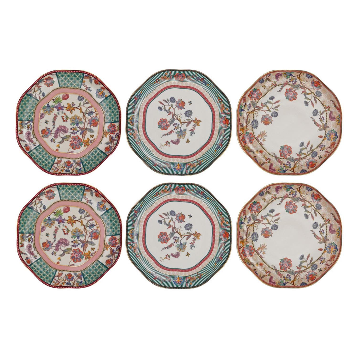 Lucky Art Serenity Bone Servis Tabak Seti 6 Parça 20 Cm