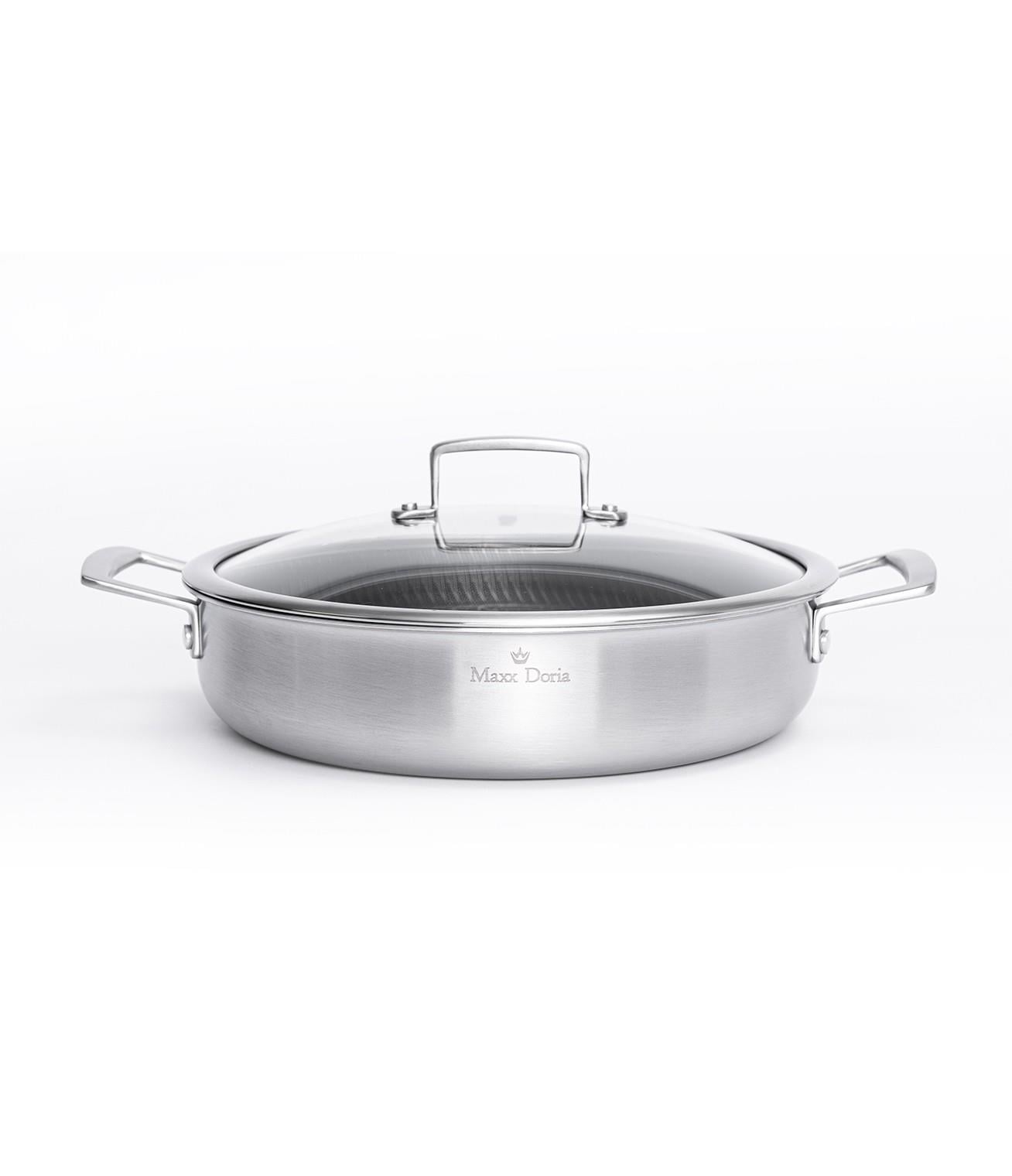 Maxx Doria Steel Fusion Kısa Tencere 28 Cm