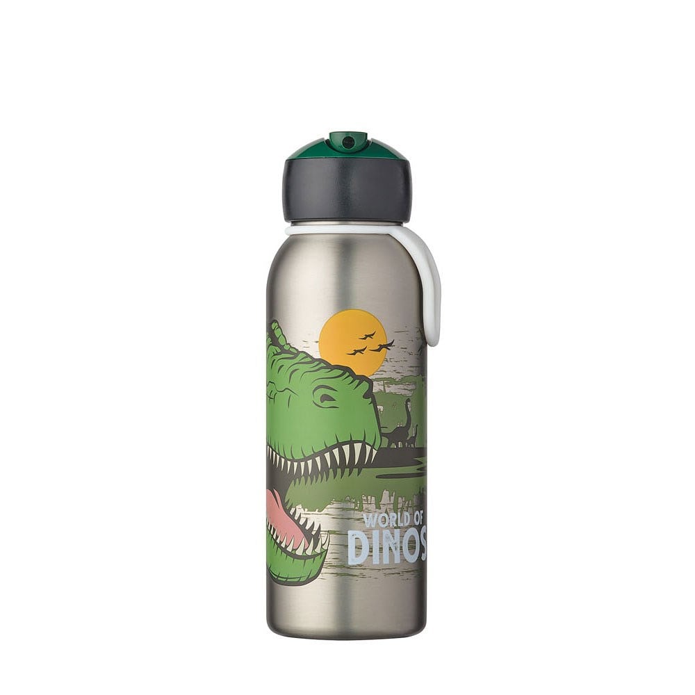 Mepal Campus Flip-Up Çelik Çocuk Termosu 350 ml - Dino