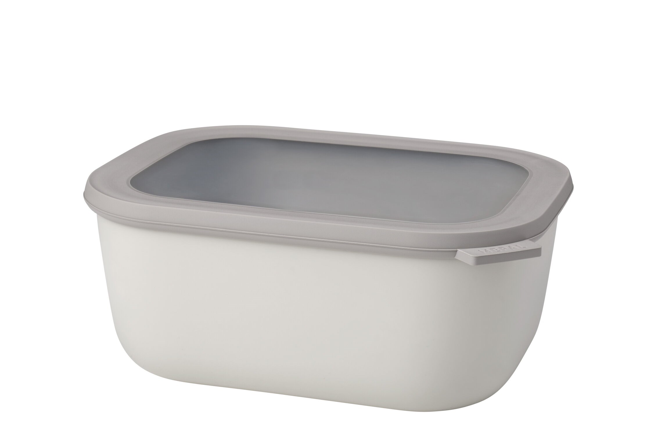 Mepal Cirqula Dikdörtgen Saklama Kabı Nordic White 3000 Ml