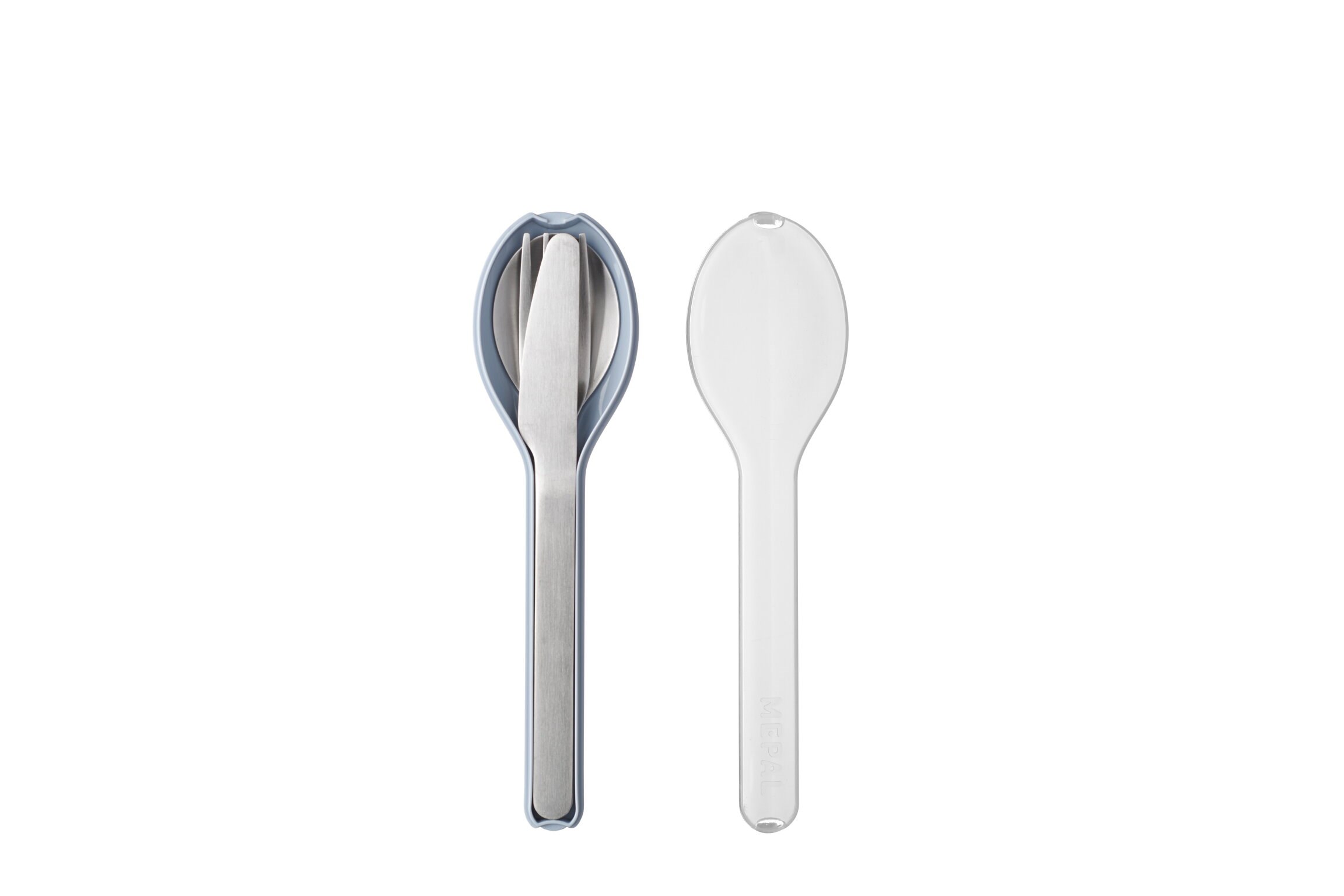 Mepal Ellipse Taşınabilir Çatal Bıçak Takımı Nordic Blue 3 Parça