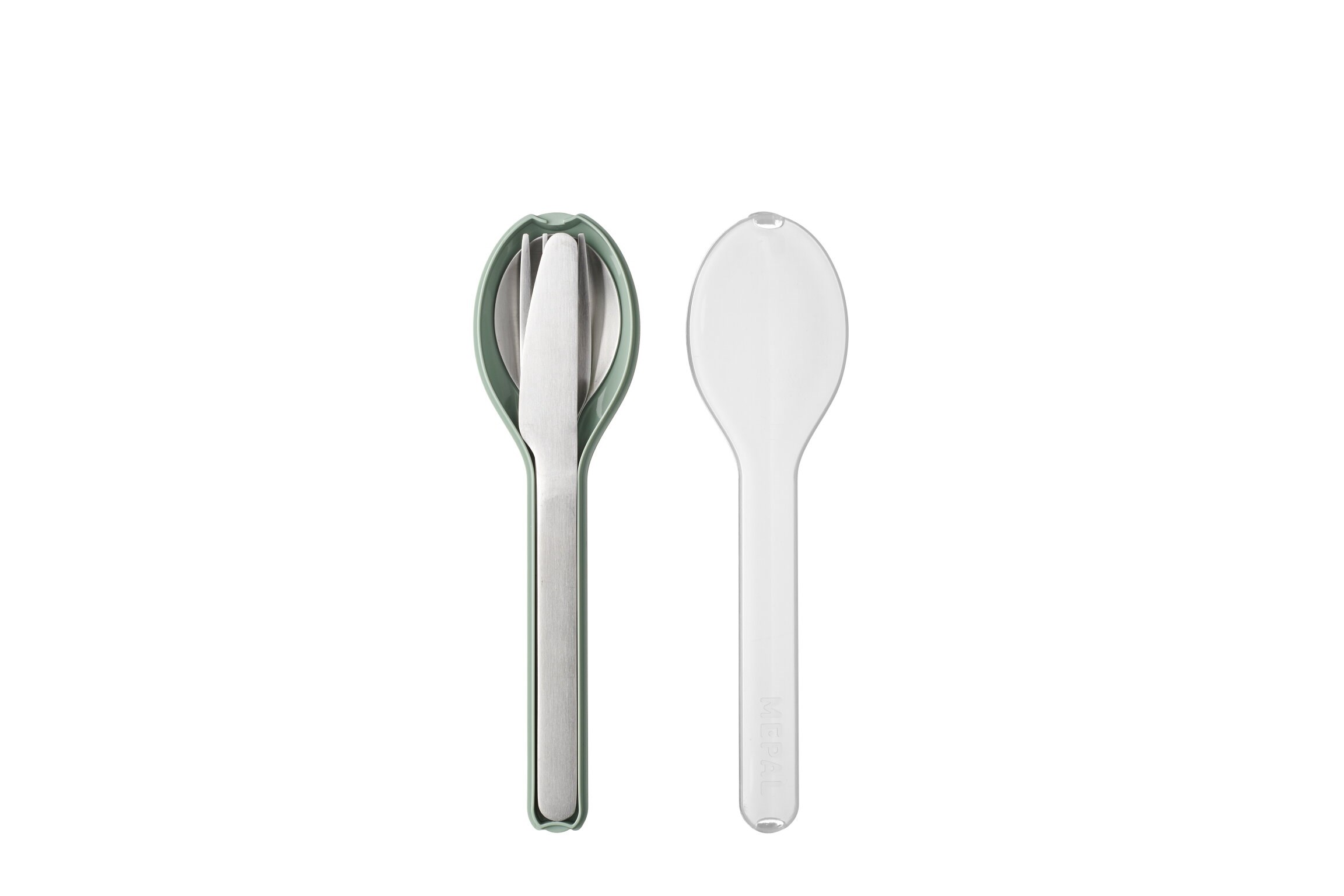 Mepal Ellipse Taşınabilir Çatal Bıçak Takımı Nordic Sage 3 Parça