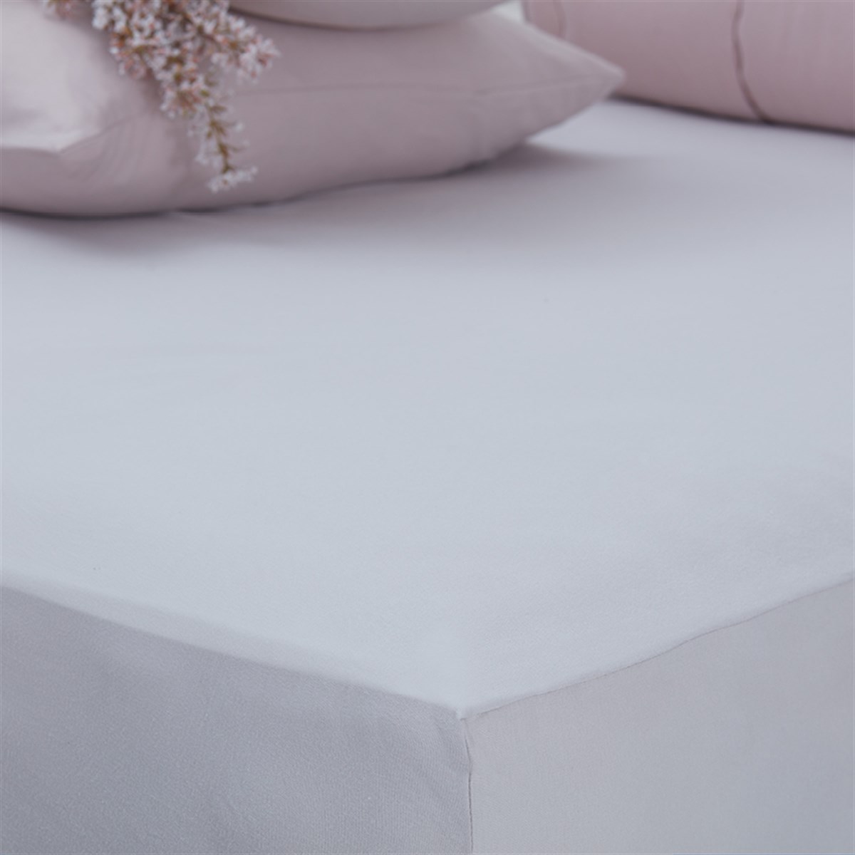 Othello Cotton Flex Fitted Penye Çarşaf 100x200cm Gri