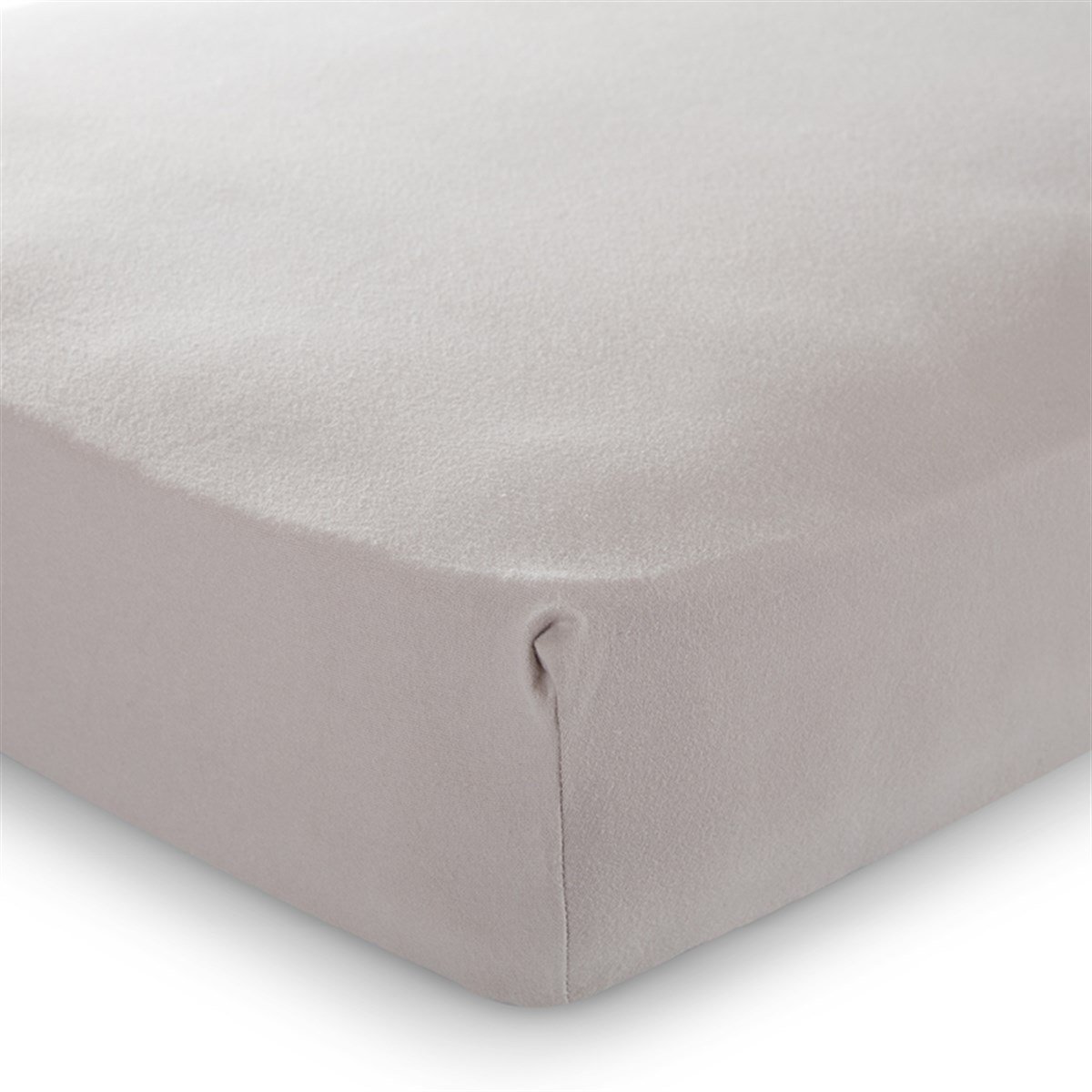 Othello Cotton Flex Fitted Penye Çarşaf 100x200cm Gri