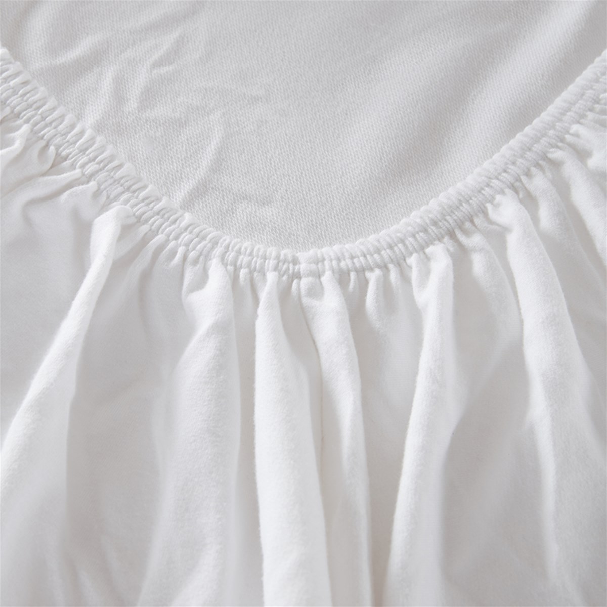 Othello Cotton Flex Fitted Penye Çarşaf 100x200cm Beyaz