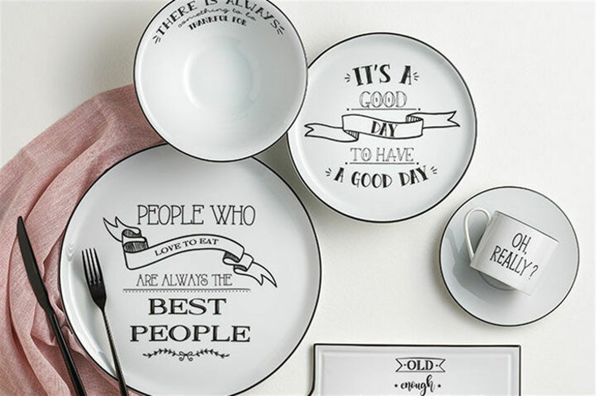 Porland Be Happy 19 Parça Çay-Kahve Takımı