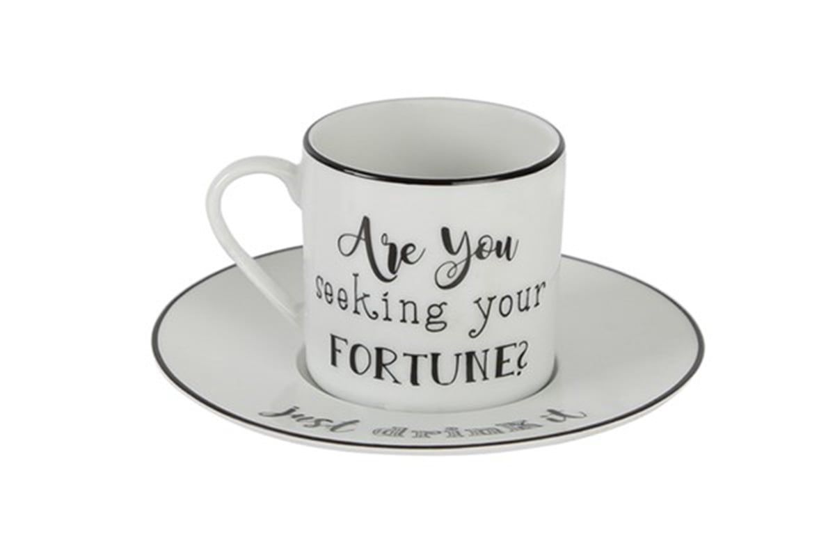 Porland Be Happy Tabaklı Kahve Fincanı 90 Cc