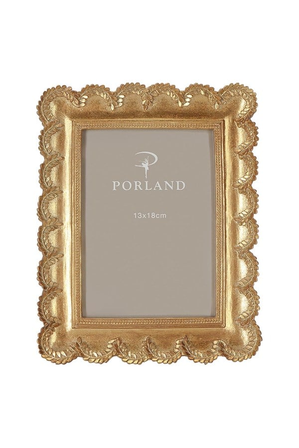 Porland Dacy Altın Rengi Polyresin Çerçeve 13x18 cm