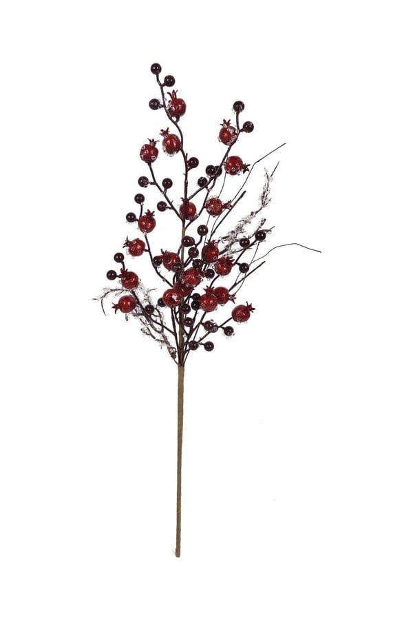 Porland Karlı Berry Yapay Dal 55 cm - 04STY012625