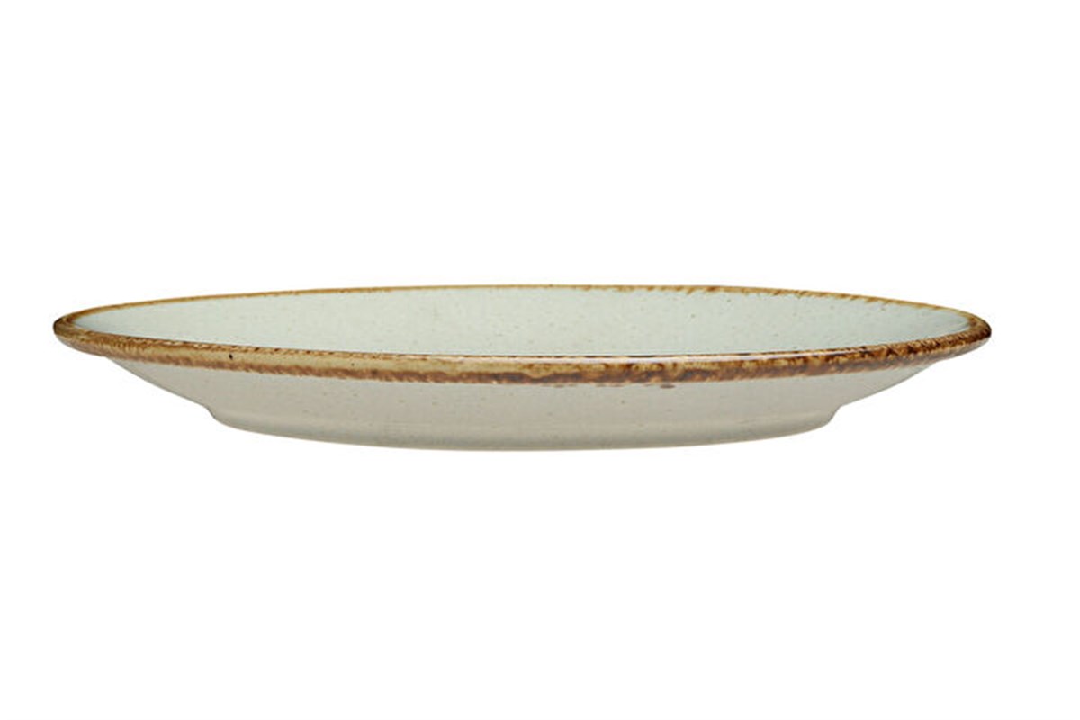 Porland Seasons Gri Düz Tabak 28 Cm