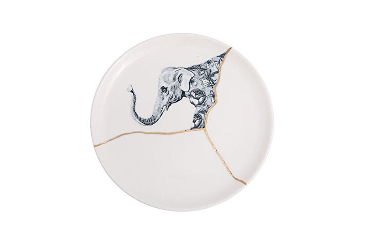 Porland Spirits Fil Düz Tabak 20cm