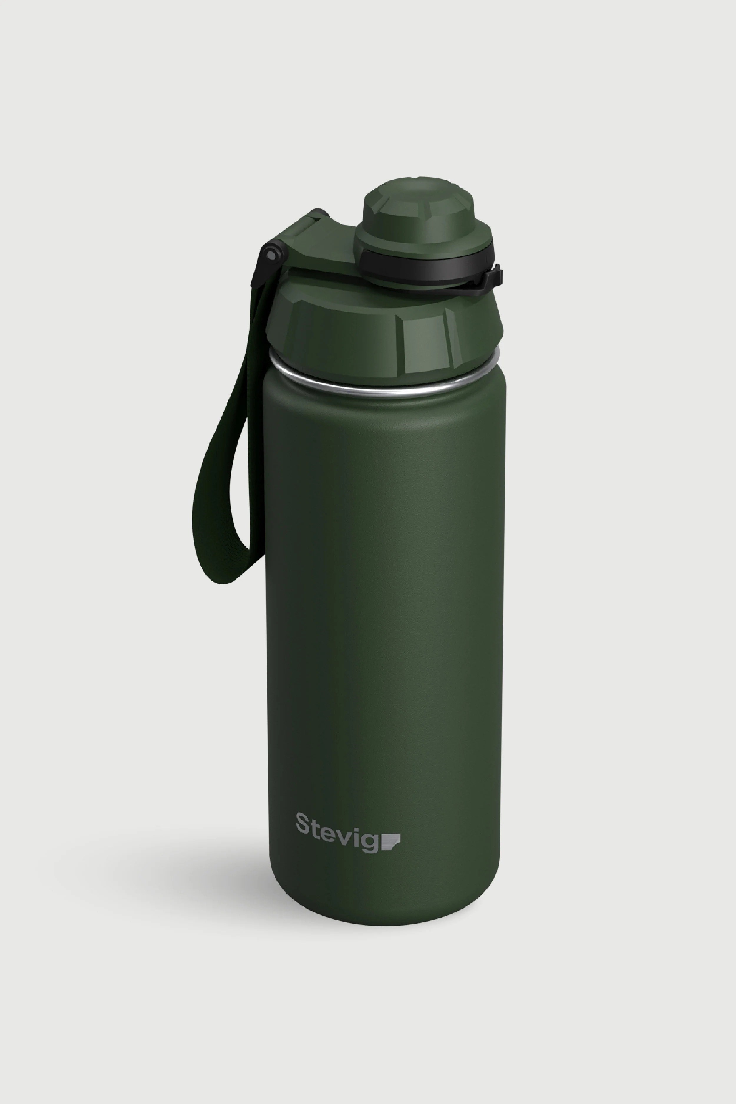 Stevig 1 Hand Leak-Proof Sızdırmaz Çelik Termos Green 500 ml