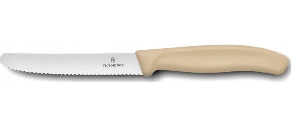 Victorinox SwissClassic Domates & Sosis Bıçak Şampanya 11 Cm