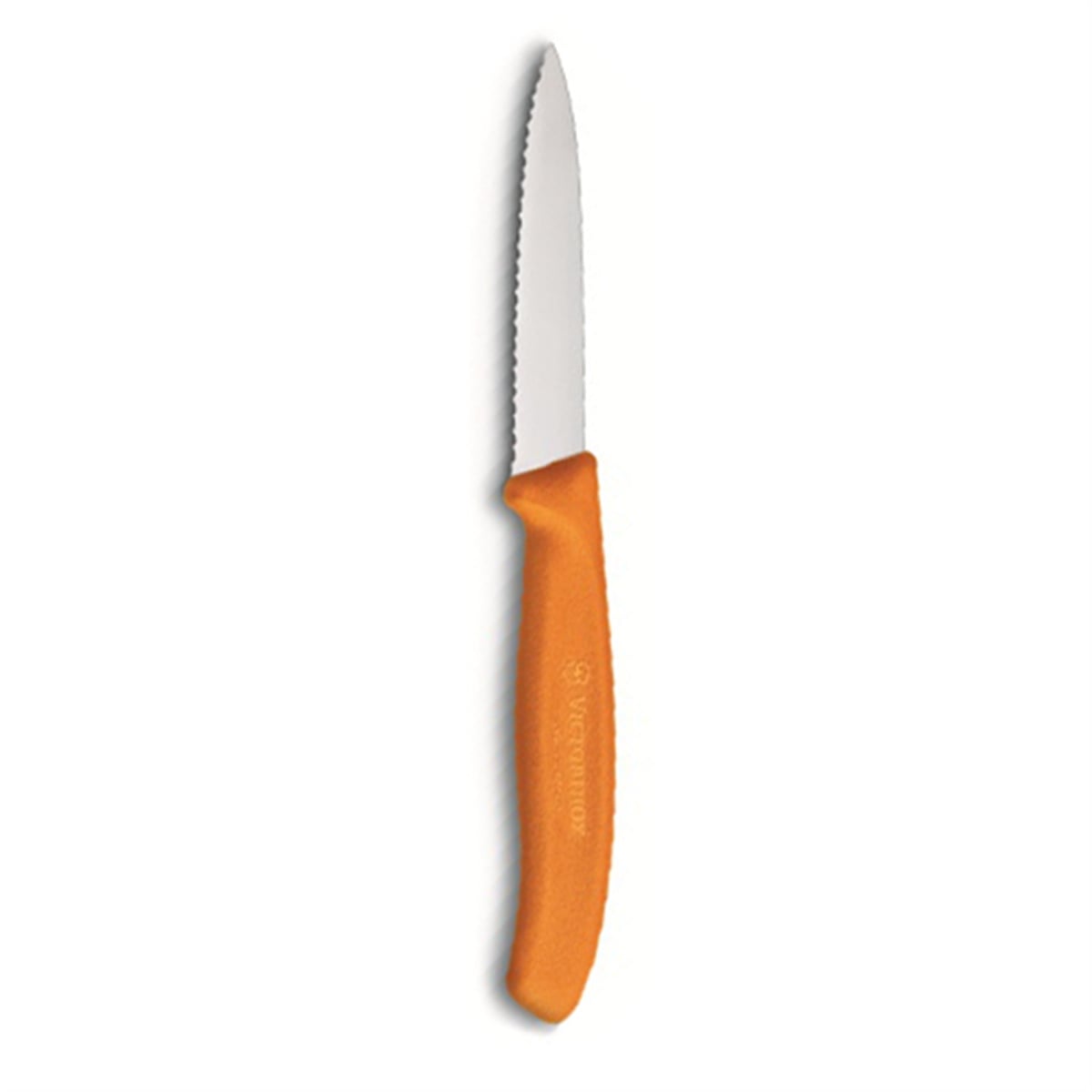 Victorinox SwissClassic Tırtıklı Soyma Bıçak Turuncu 8 Cm