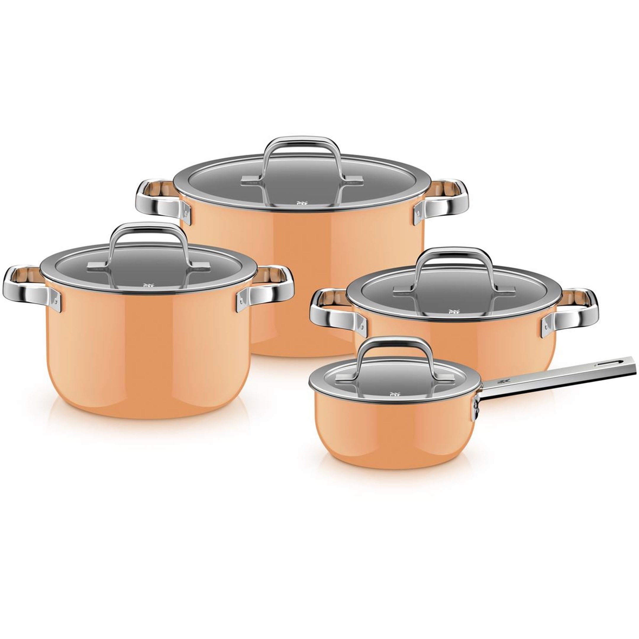 Wmf Fusiontec Tencere Seti 4 Parça Papaya Turuncu