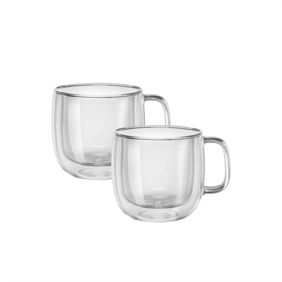 Zwilling Çift Camlı Kulplu 2li Cappucino Bardak Seti - 450 Ml