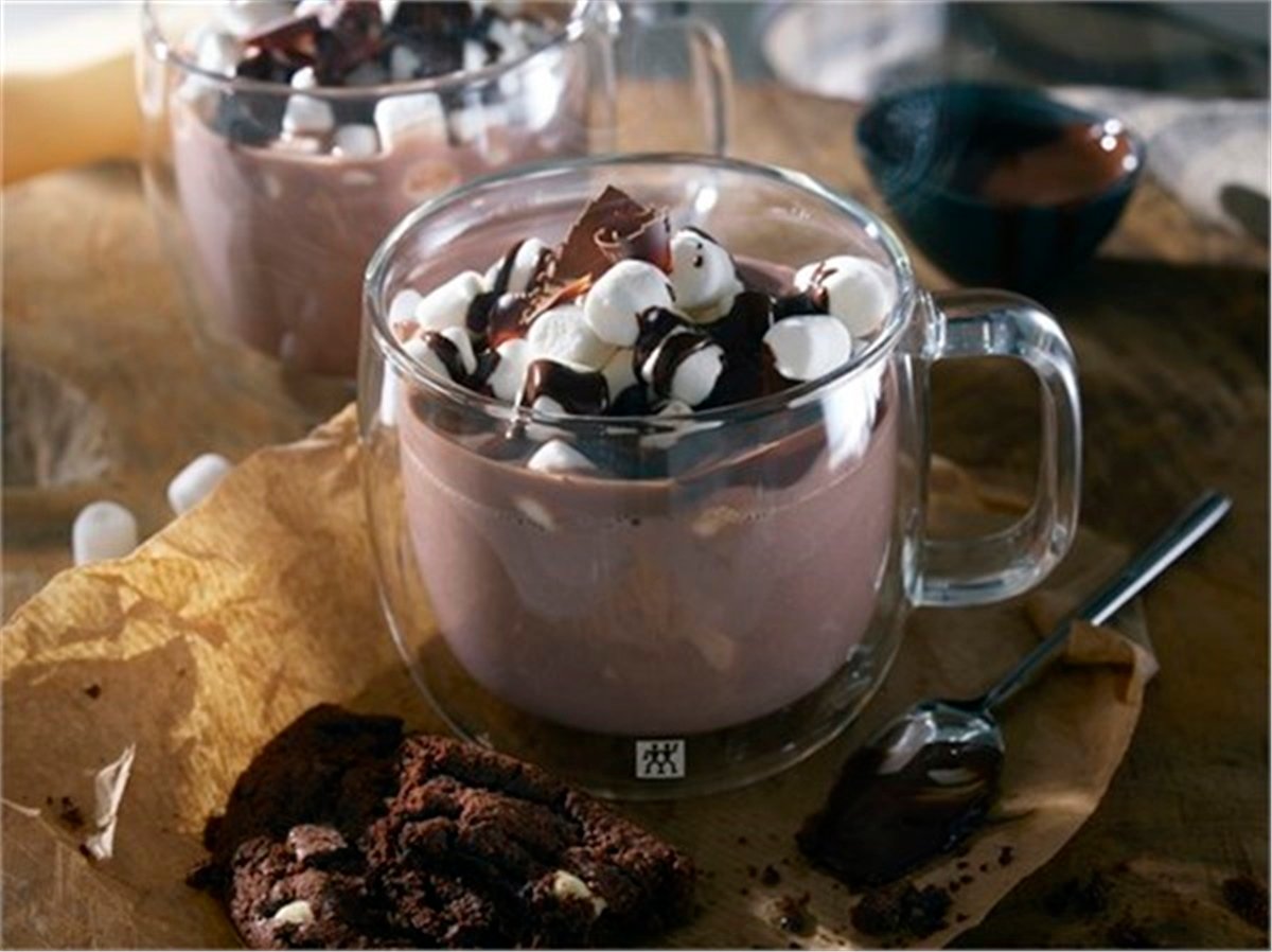 Zwilling Çift Camlı Kulplu 2li Cappucino Bardak Seti - 450 Ml