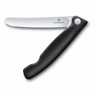 ​​​​​​​​​​​​​​​​​​​​​​​​​​​​​​​​​​Victorinox Siyah Düz Katlanabilir Domates Bıçağı 11 cm