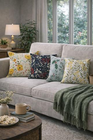 Arancione Co. Çift Tarafı Baskılı 4’lü Kırlent Kılıfı 6AOD15