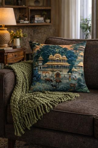 Arancione Co. Çift Tarafı Baskılı Kırlent Kılıfı 6AOD31