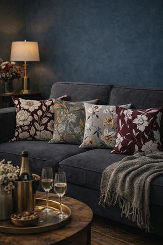 Arancione Co. Çift Tarafı Baskılı 4’lü Kırlent Kılıfı 6AOD17