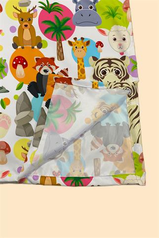 Arancione Co. Sevimli Kahramanlar Water Repellent,Yer/ Mama Sandalyesi Altı,Aktivite,Yemek ve Oyun Ö