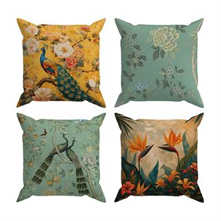 Arancione Co. Çift Tarafı Baskılı 4’lü Kırlent Kılıfı 6AOD5