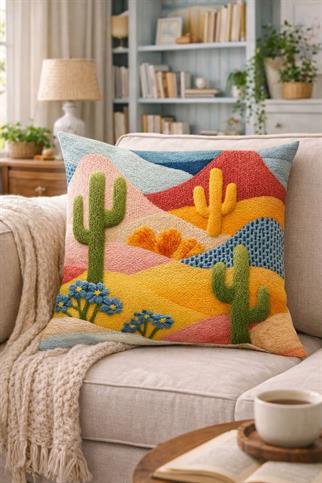 Arancione Co. Çift Tarafı Baskılı Kırlent Kılıfı 6AOD30