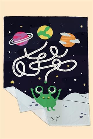 Arancione Co. Alien Water Repellent , Yer/Mama Sandalyesi Altı, Aktivite, Yemek ve Oyun Örtüsü