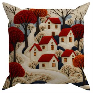 Arancione Co. Çift Tarafı Baskılı Kırlent Kılıfı 6AOD28