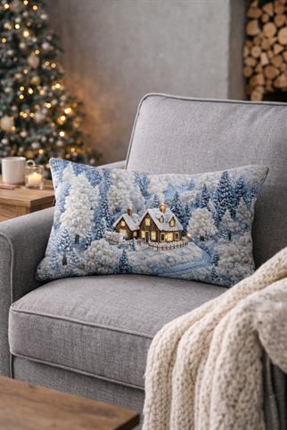 Arancione Co. Çift Tarafı Baskılı Dikdörtgen Kırlent Kılıfı 6AOD15