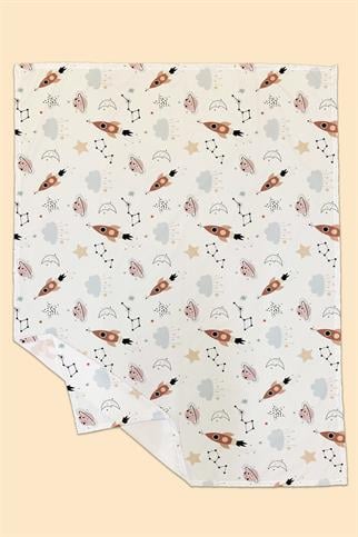 Arancione Co. Space Galaxy Water Repellent, Yer/Mama Sandalyesi Altı, Aktivite, Yemek ve Oyun Örtüsü