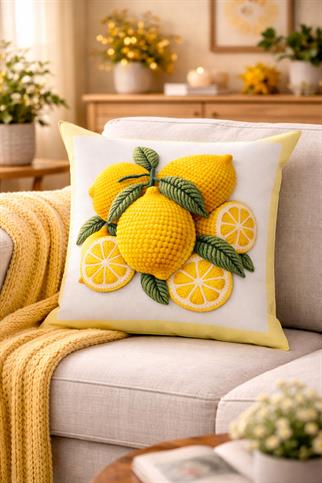 Arancione Co. Çift Tarafı Baskılı Kırlent Kılıfı 6AOD20