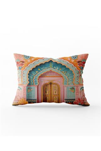 Arancione Co. Çift Tarafı Baskılı Dikdörtgen Kırlent Kılıfı 6AOD8