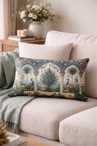 Arancione Co. Çift Tarafı Baskılı Dikdörtgen Kırlent Kılıfı 6AOD3