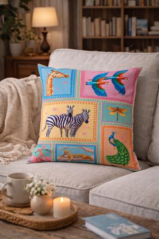 Arancione Co. Çift Tarafı Baskılı Kırlent Kılıfı 6AOD48