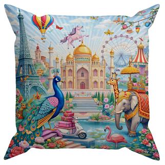 Arancione Co. Çift Tarafı Baskılı Kırlent Kılıfı 6AOD26